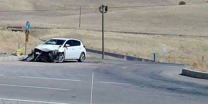 Erzurum’da trafik kazası: 3 yaralı