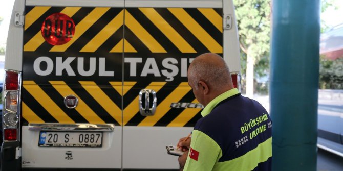 Denizli’de okul servislerine sıkı denetim