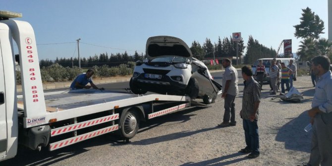 Milas’ta kaza, 1 yaralı