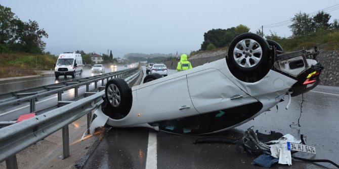 Sinop’ta trafik kazası: 1 yaralı