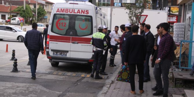 Özel halk otobüsünün çarptığı yaşlı adam yaralandı