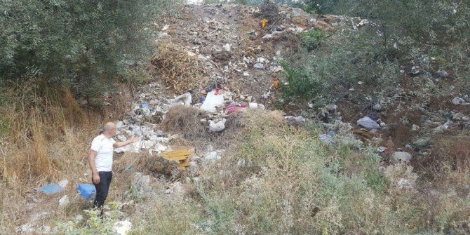 Yol Kenarlarına dökülen çöpler çevre kirliliğine neden oluyor