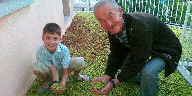 Dağ eriği suyuyla biber turşusu