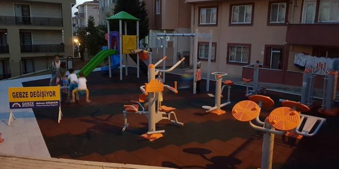 Gebze’de parklar yenileniyor