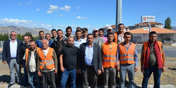 İşten çıkarılan taşeron işçilerden eylem