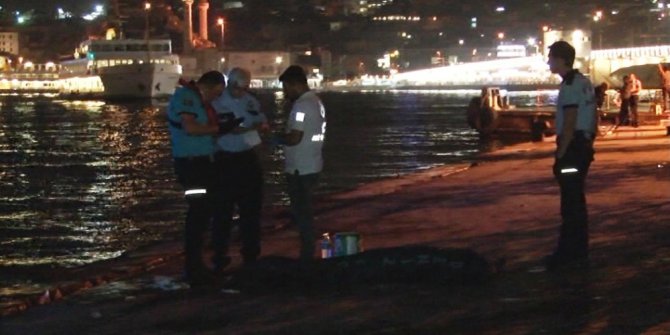 Karaköy Sahili’nde ceset bulundu