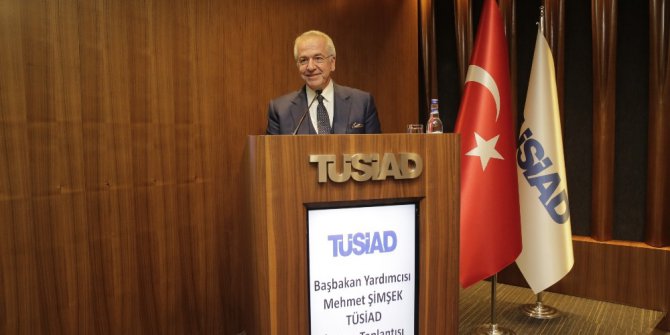 Başbakan Yardımcısı Şimşek, TÜSİAD üyeleri ile bir araya geldi