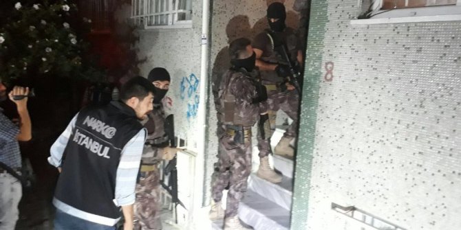 Gaziosmanpaşa’da helikopter destekli uyuşturucu operasyonu