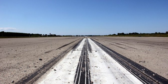 Samsun Havalimanının pisti yenileniyor