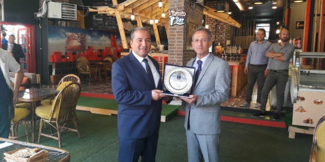 Kaymakam Candan’a veda yemeği