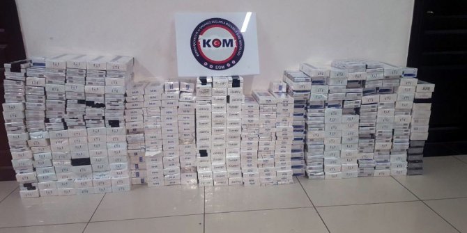 Mersin’de kaçak sigara operasyonu