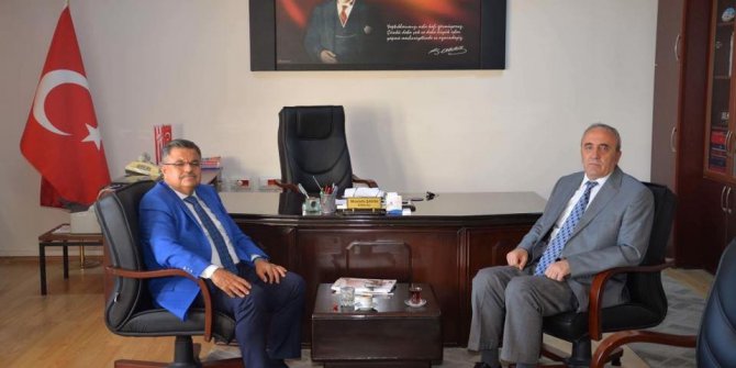 Bilecik Defterdarı Şahin ve Başkan Yağcı bir araya geldi