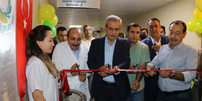 Yeniden dizayn edilen genel cerrahi servisi hizmete açıldı