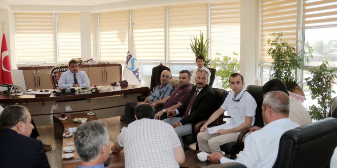 Mahalle muhtarlarından Tekataş’a ziyaret