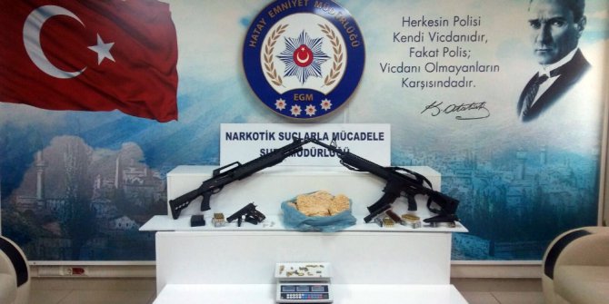 Hatay’da uyuşturucu operasyonu