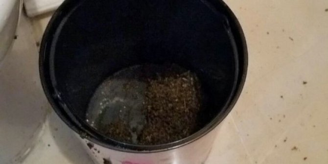 Polisi görünce uyuşturucuyu klozete attı