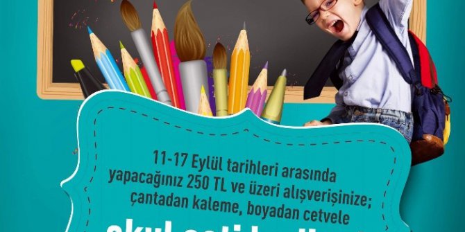 Forum Kayseri’de okul alışverişi hem kazançlı hem eğlenceli