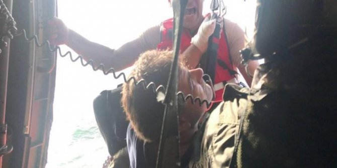 Yaralı Yunan gemicinin imdadına Türk gemisi yetişti