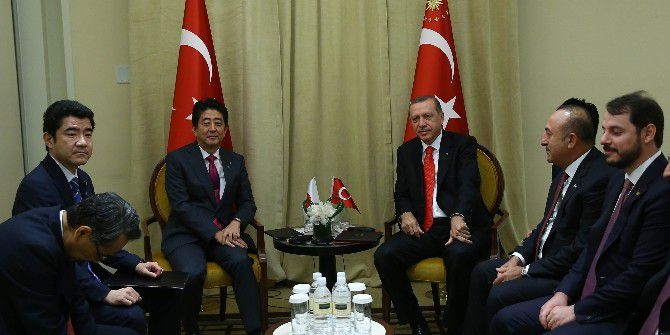 Cumhurbaşkanı Erdoğan, Japonya Başbakanı Abe İle Görüştü