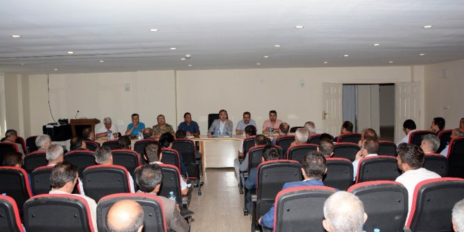 Çatak’ta ‘Okul Güvenliği’ toplantısı