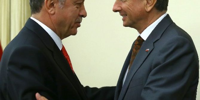 Cumhurbaşkanı Erdoğan, Slovenyalı Mevkidaşı Pahor İle Görüştü