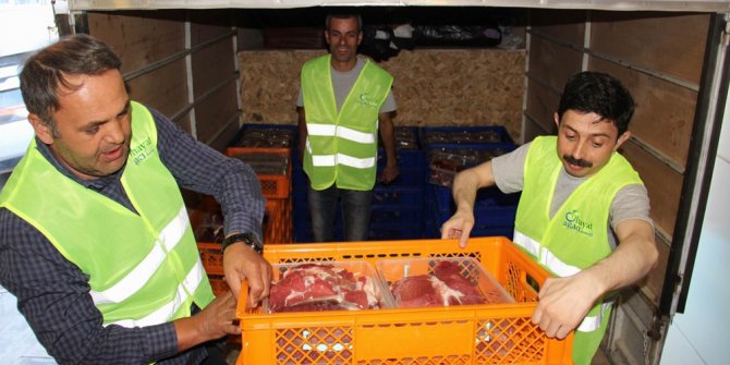15 ton kemiksiz et dağıtılacak