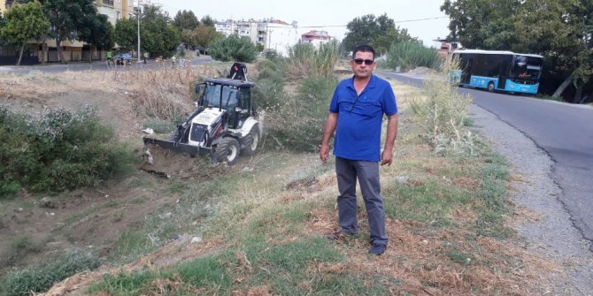 Keli Mahallesinde 6 yıldır temizlenmeyen dere 10 günde temizlendi