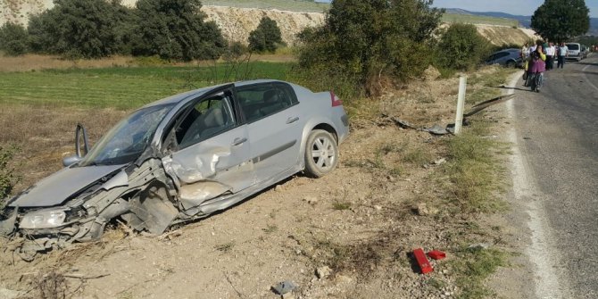 Hisarcık’ta trafik kazası: 2 yaralı