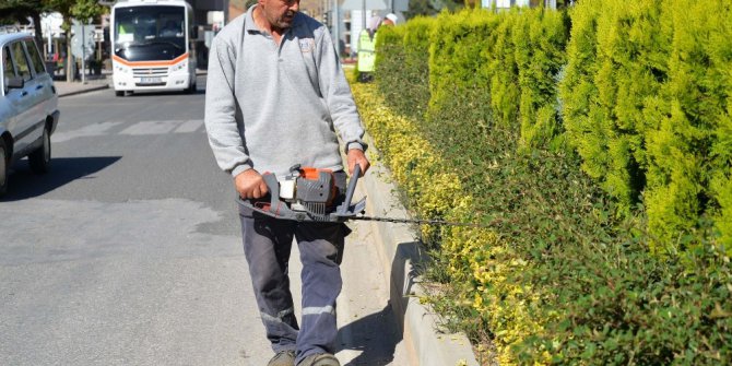 Park ve yeşil alanlarda sonbahar hazırlıkları başladı
