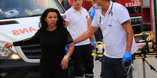 Düğün salonunda korkutan yangın