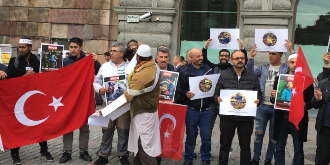 İsveç’te Arakanlı Müslümanlar için destek gösterisi