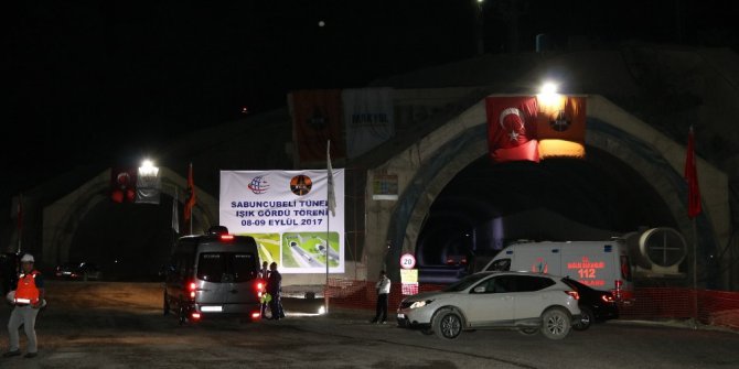 Sabuncubeli Tüneli’nde ışık göründü