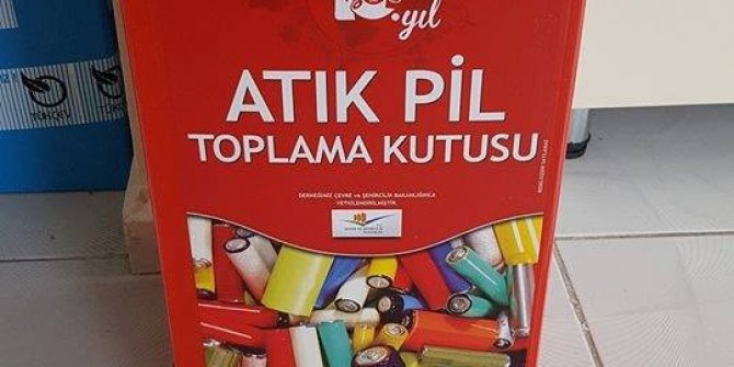 Muhtarlar atık pil toplamak için yarışıyor