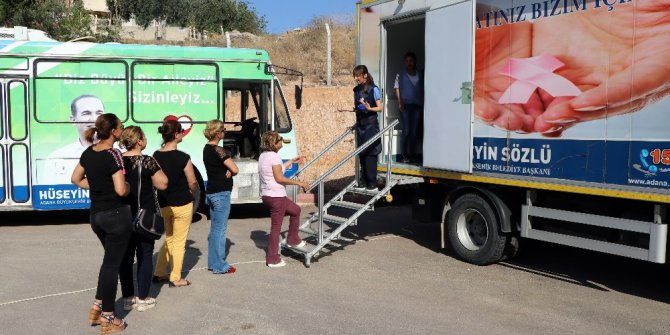Gezici mamografi cihazıyla Adanalı kadınlar kansere erken önlem alıyor