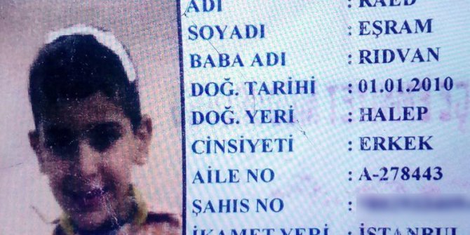 Suriyeli çocuğu öldürüp, cesedi çöp konteynerine attı