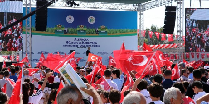 Alsancak, Göztepe ve Karşıyaka statlarının temeli atıldı