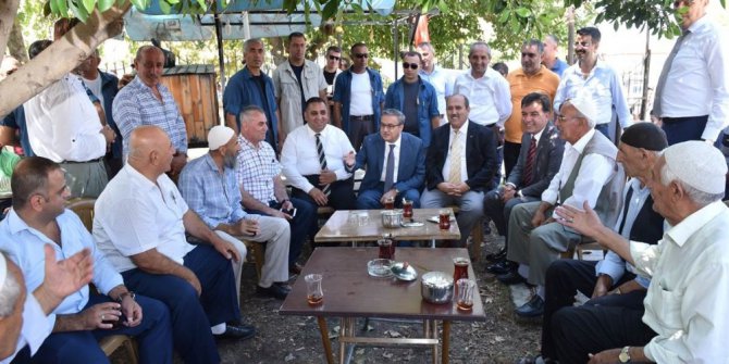 Vali Su, Tarsus’ta vatandaşlarla bir araya geldi