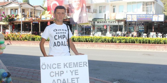 CHP üyesinin “Önce CHP’de Adalet” yürüyüşüne OHAL engeli