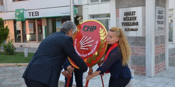Hayrabolu’da CHP’nin kuruluş yıl dönümü kutlandı