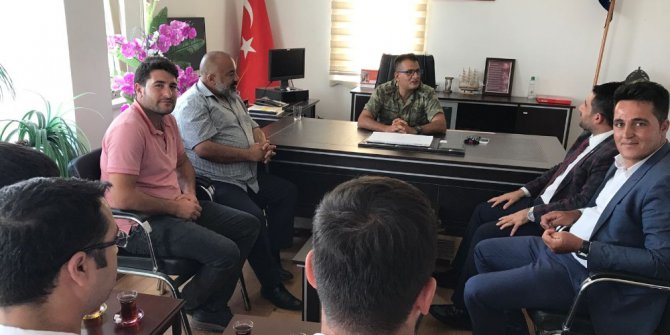 AK Parti heyetinden Albay Cice’ye ziyaret