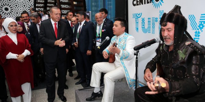 Cumhurbaşkanı Erdoğan EXPO 2017 Fuar Alanı’nı ziyaret etti