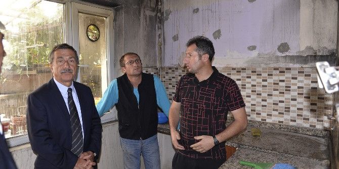 Başkan Ataç’tan Gökçekuyu Ailesine Geçmiş Olsun Ziyareti