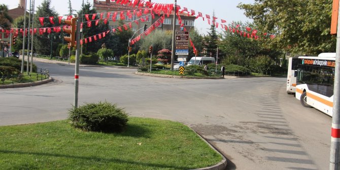 Eskişehir, Başbakan için bayraklarla süslendi