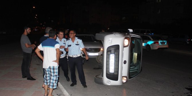 Manavgat’ta kaza: 2 yaralı