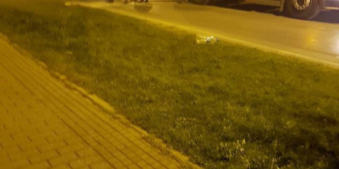 Patlayan akü korku dolu anlar yaşattı