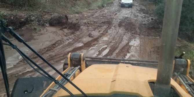 Nazilli’de Aşırı Yağmur Sele Yol Açtı