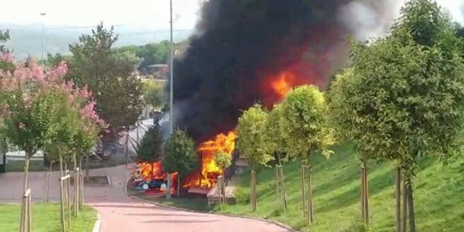 Gaziosmanpaşa Gençlik Parkı’nda yangın