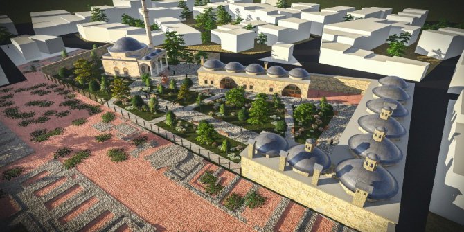 5 asırlık külliye ayağa kaldırılıyor