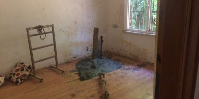 Terör örgütü üyeleri kaçmak için tünel kazmışlar