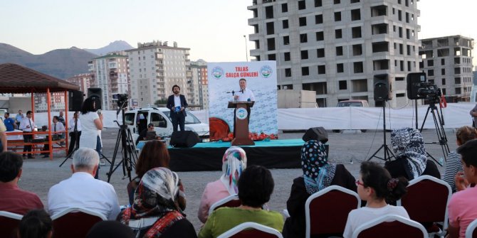 Talas salça günlerine yoğun ilgi